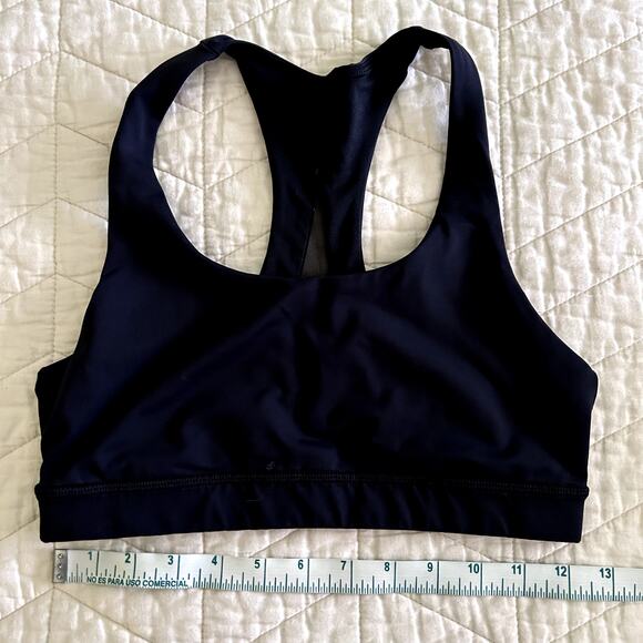 Lululemon Activewear Invigorate  Raceback Black Sport Athletic Bra Size 6 - Picture 7 of 10